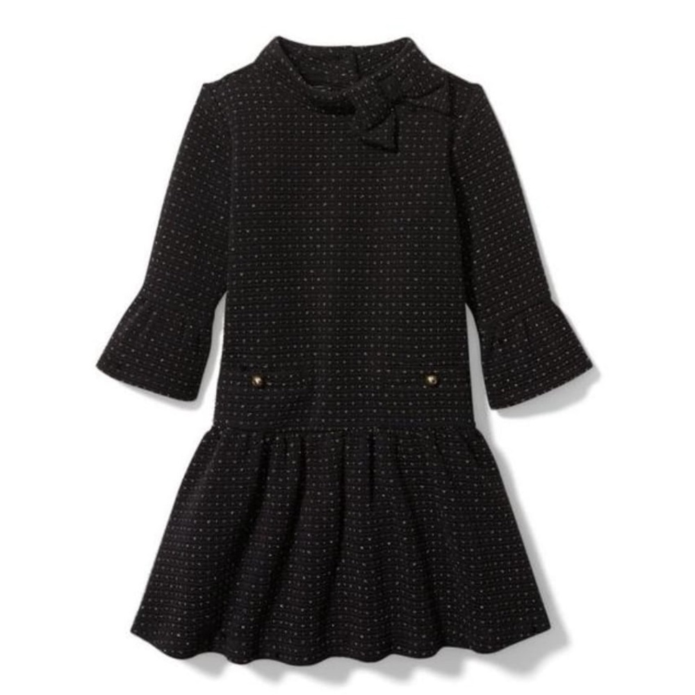 Dark jacquard dress